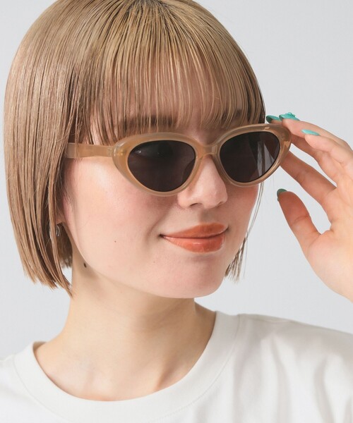 Ray BEAMS（レイビームス）の「noeyedia / サングラス "NE459sn"（サングラス・レディース・ブラック/ベージュ・ONE SIZE）」の2枚目の写真