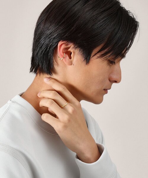 TAKEO KIKUCHI(タケオキクチ)の「ツイストリング(リング・メンズ・シルバー/ゴールド・21/19/17)」の4枚目の写真