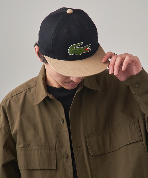 セール】【LACOSTE】ビックワニ バイカラーキャップ L1276