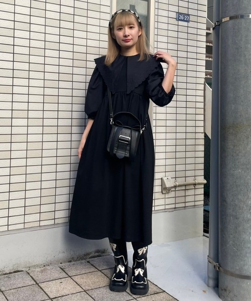 Candy Stripper(キャンディストリッパー)の「ADORABLE CANDY RIBBON SHOULDER バッグ(ショルダーバッグ・レディース・ピンクゴールド/ブラック・FREE)」の7枚目の写真