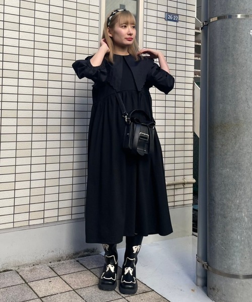 Candy Stripper(キャンディストリッパー)の「ADORABLE CANDY RIBBON SHOULDER バッグ(ショルダーバッグ・レディース・ピンクゴールド/ブラック・FREE)」の8枚目の写真