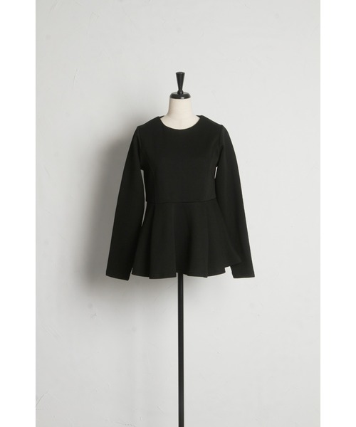 &. NOSTALGIA（アンドドットノスタルジア）の「【ZOZO限定】ポンチペプラムトップス（Tシャツ/カットソー・レディース・ピンク/グレー/ブラック・M）」の14枚目の写真