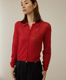 ROPE' | ウール透かし編み ニット カーディガン(カーディガン/ボレロ)