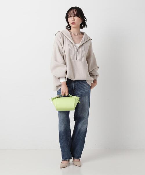 TOFF&LOADSTONE(トフアンドロードストーン)の「Coquille(コキーユ)(ショルダーバッグ・レディース・ナチュラル/ライトグレー系9/ブルー系5/オレンジ系その他5/ホワイト系6/ブラック/レッド系2/グリーン系5・00)」の21枚目の写真