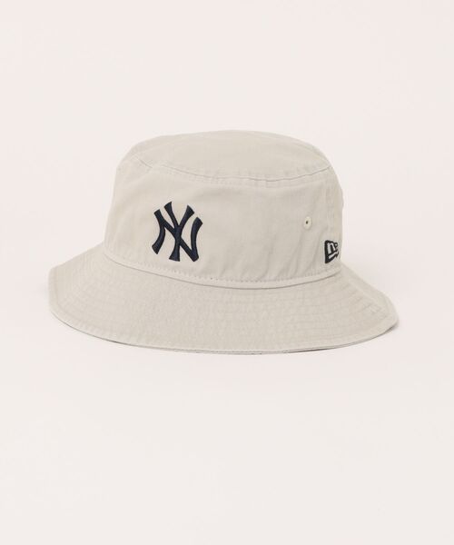 NEW ERA（ニューエラ）の「NEW ERA/ニューエラ Kid's バケット01 ニューヨーク・ヤンキース ミッドロゴ ストーン キッズ ハット 帽子 14392311（ハット・キッズ・ライトベージュ・M/L/L/XL）」の3枚目の写真
