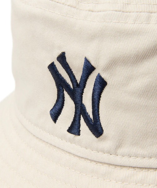 NEW ERA（ニューエラ）の「NEW ERA/ニューエラ Kid's バケット01 ニューヨーク・ヤンキース ミッドロゴ ストーン キッズ ハット 帽子 14392311（ハット・キッズ・ライトベージュ・M/L/L/XL）」の8枚目の写真