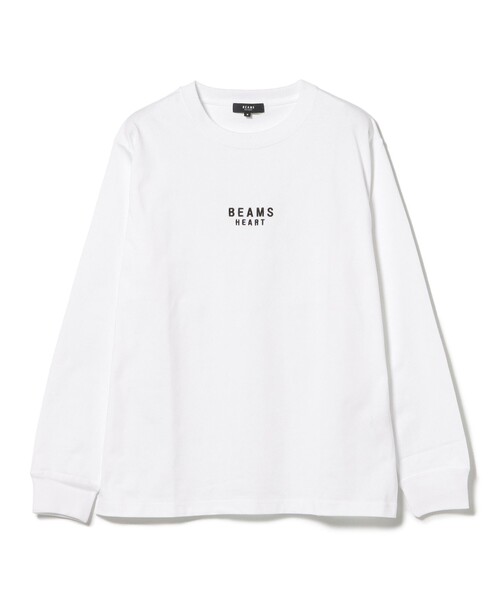 BEAMS HEART(ビームスハート)の「【ユニセックス】BEAMS HEART ロゴ 刺繍 ロングスリーブ Tシャツ(Tシャツ/カットソー・メンズ・ホワイト系その他2/ホワイト系その他3/ホワイト・XL/L/M/S)」の4枚目の写真