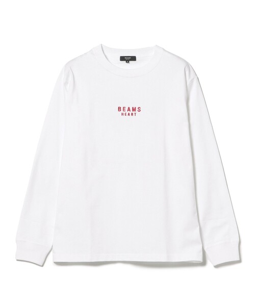 BEAMS HEART(ビームスハート)の「【ユニセックス】BEAMS HEART ロゴ 刺繍 ロングスリーブ Tシャツ(Tシャツ/カットソー・メンズ・ホワイト系その他2/ホワイト系その他3/ホワイト・XL/L/M/S)」の9枚目の写真