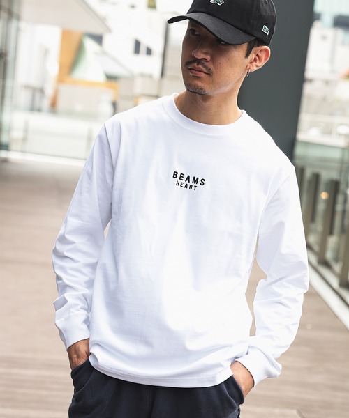 BEAMS HEART(ビームスハート)の「【ユニセックス】BEAMS HEART ロゴ 刺繍 ロングスリーブ Tシャツ(Tシャツ/カットソー・メンズ・ホワイト系その他2/ホワイト系その他3/ホワイト・XL/L/M/S)」の19枚目の写真