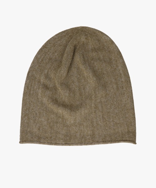 OVERRIDE(オーバーライド)の「OVERRIDE LINEN ROCKET BEANIE / オーバーライド(ニットキャップ/ビーニー・メンズ・グレー/ライトブラウン/ブラック/オリーブ/グリーン/イエロー/ネイビー・57~59cm)」の5枚目の写真