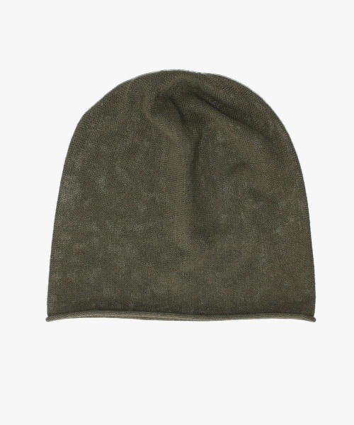 OVERRIDE（オーバーライド）の「OVERRIDE  LINEN ROCKET BEANIE / オーバーライド（ニットキャップ/ビーニー・メンズ・グレー/ライトブラウン/ブラック/オリーブ/グリーン/イエロー/ネイビー/ダークグリーン/ブラウン・57~59cm）」の6枚目の写真