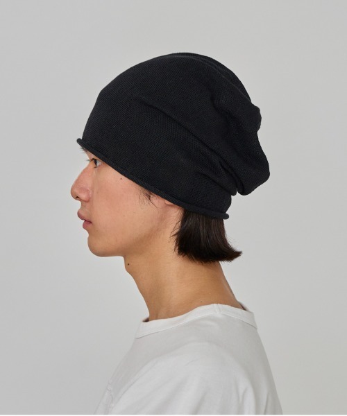 OVERRIDE(オーバーライド)の「OVERRIDE LINEN ROCKET BEANIE / オーバーライド(ニットキャップ/ビーニー・メンズ・グレー/ライトブラウン/ブラック/オリーブ/グリーン/イエロー/ネイビー・57~59cm)」の9枚目の写真