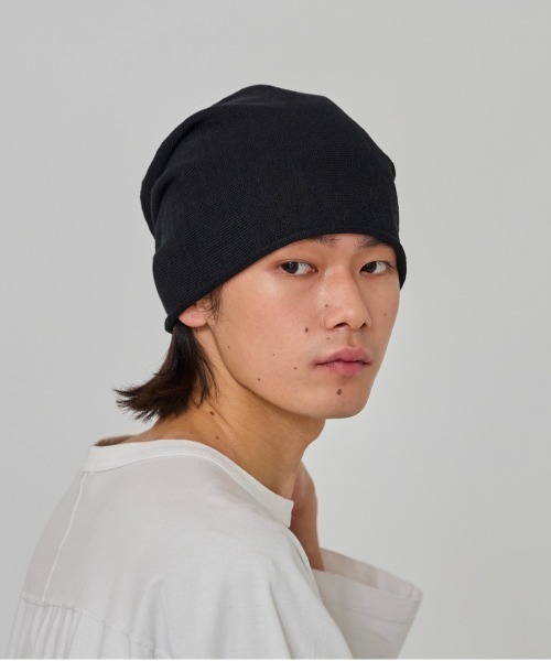 OVERRIDE(オーバーライド)の「OVERRIDE LINEN ROCKET BEANIE / オーバーライド(ニットキャップ/ビーニー・メンズ・グレー/ライトブラウン/ブラック/オリーブ/グリーン/イエロー/ネイビー・57~59cm)」の11枚目の写真