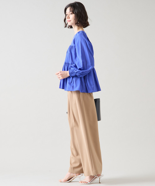 Tiara（ティアラ）の「ティアードブラウス（シャツ/ブラウス・レディース・ブルー/ブラック/アイボリー・FREE）」の11枚目の写真