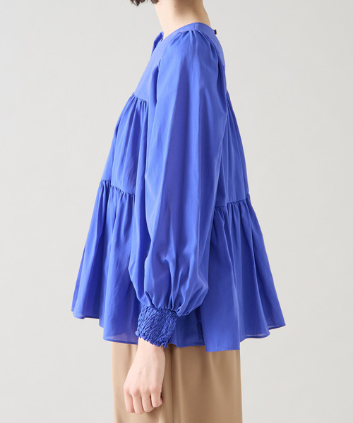 Tiara（ティアラ）の「ティアードブラウス（シャツ/ブラウス・レディース・ブルー/ブラック/アイボリー・FREE）」の15枚目の写真