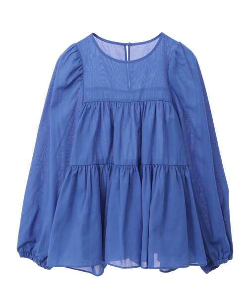 Tiara（ティアラ）の「ティアードブラウス（シャツ/ブラウス・レディース・ブルー/ブラック/アイボリー・FREE）」の18枚目の写真