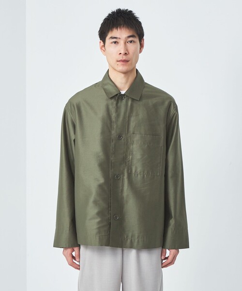 green label relaxing（グリーンレーベルリラクシング）の「フレンチ カルゼ カバーオール（カバーオール・メンズ・オリーブ/ダークグレー・S/M/L/XL）」の10枚目の写真
