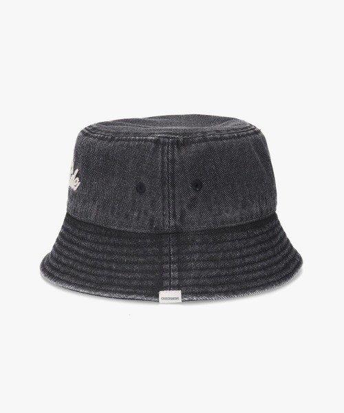 OVERRIDE（オーバーライド）の「OVERRIDE  PIGMENT TWILL WASH BUCKET / オーバーライド（ハット・レディース・ブラック/ブルー/レッド/ベージュ・58cm）」の7枚目の写真