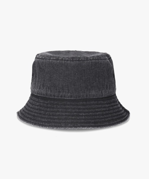 OVERRIDE（オーバーライド）の「OVERRIDE  PIGMENT TWILL WASH BUCKET / オーバーライド（ハット・レディース・ブラック/ブルー/レッド/ベージュ・58cm）」の8枚目の写真