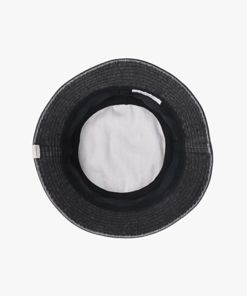 OVERRIDE（オーバーライド）の「OVERRIDE  PIGMENT TWILL WASH BUCKET / オーバーライド（ハット・レディース・ブラック/ブルー/レッド/ベージュ・58cm）」の9枚目の写真