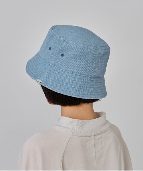 OVERRIDE（オーバーライド）の「OVERRIDE  PIGMENT TWILL WASH BUCKET / オーバーライド（ハット・レディース・ブラック/ブルー/レッド/ベージュ・58cm）」の19枚目の写真