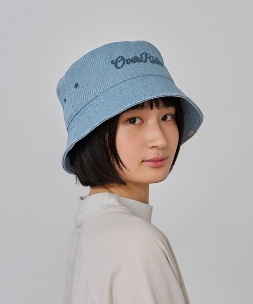 OVERRIDE（オーバーライド）の「OVERRIDE  PIGMENT TWILL WASH BUCKET / オーバーライド（ハット・レディース・ブラック/ブルー/レッド/ベージュ・58cm）」の20枚目の写真