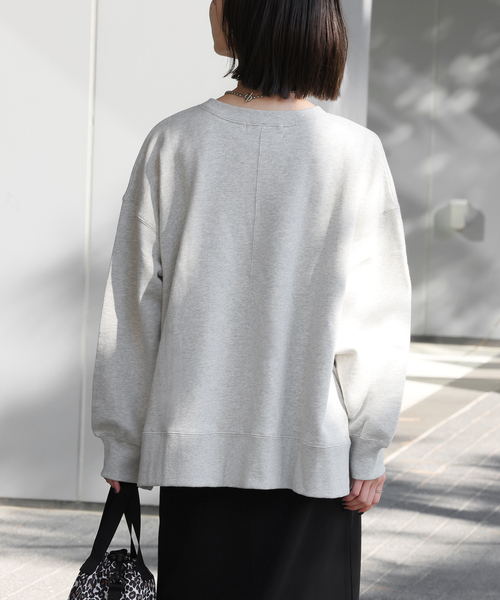 JOURNAL STANDARD relume(ジャーナルスタンダード レリューム)の「《追加》コットンリングドットスウェット(スウェット・レディース・ブラック/グレー/ブルー系その他/アイボリー・FREE)」の7枚目の写真