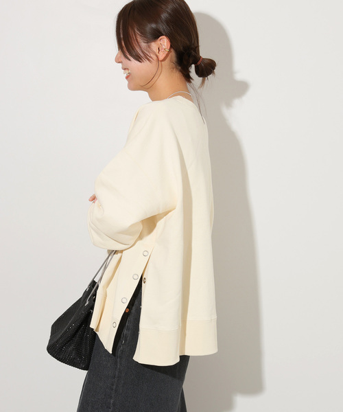 JOURNAL STANDARD relume(ジャーナルスタンダード レリューム)の「《追加》コットンリングドットスウェット(スウェット・レディース・ブラック/グレー/ブルー系その他/アイボリー・FREE)」の14枚目の写真