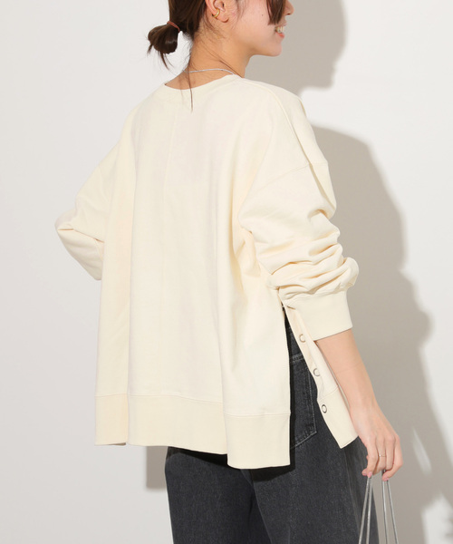 JOURNAL STANDARD relume(ジャーナルスタンダード レリューム)の「《追加》コットンリングドットスウェット(スウェット・レディース・ブラック/グレー/ブルー系その他/アイボリー・FREE)」の15枚目の写真