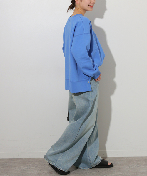 JOURNAL STANDARD relume(ジャーナルスタンダード レリューム)の「《追加》コットンリングドットスウェット(スウェット・レディース・ブラック/グレー/ブルー系その他/アイボリー・FREE)」の17枚目の写真