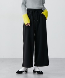 カットジョーゼットワイドパンツ