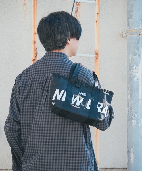 NEW ERA(ニューエラ)の「【NEW ERA/ニューエラ】TOTE BAG MINI(トートバッグ・メンズ・サンドベージュ/ブラック×ホワイト/ブラック/ブラック系その他・FREE)」の10枚目の写真