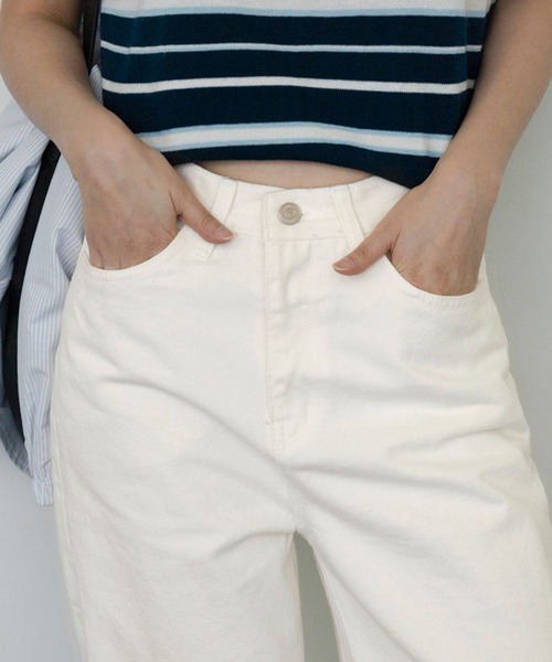 3.3 Field Trip （3.3フィールドトリップ）の「3.3 Field Trip／コットンパンツ（その他パンツ・レディース・ブラック/アイボリー・SMALL）」の19枚目の写真