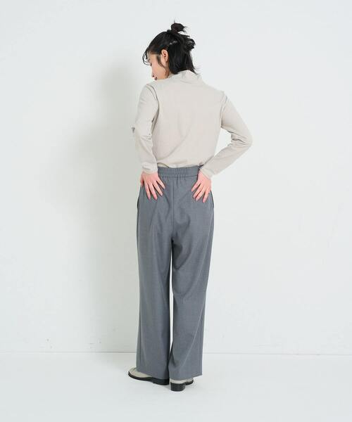 conges payes ADIEU TRISTESSE（コンジェ ペイエ アデュートリステス）の「T/Rストレッチスラックス（その他パンツ・レディース・グレー/チャコールグレー・38）」の15枚目の写真