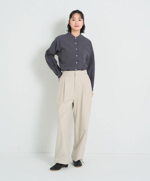 conges payes ADIEU TRISTESSE（コンジェ ペイエ アデュートリステス）の「T/Rストレッチスラックス（その他パンツ・レディース・グレー/チャコールグレー・38）」の20枚目の写真