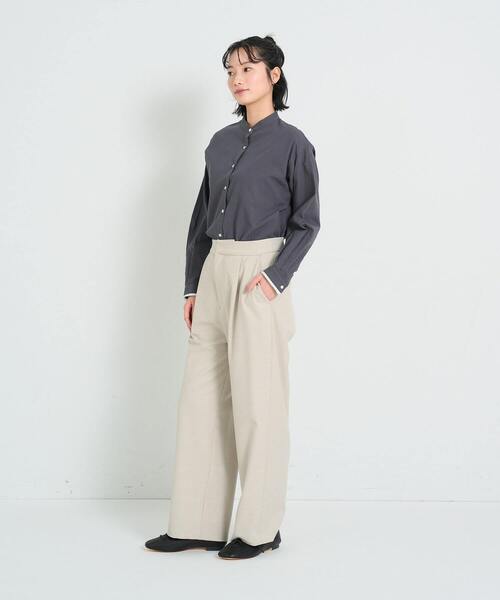 conges payes ADIEU TRISTESSE（コンジェ ペイエ アデュートリステス）の「T/Rストレッチスラックス（その他パンツ・レディース・グレー/チャコールグレー・38）」の21枚目の写真