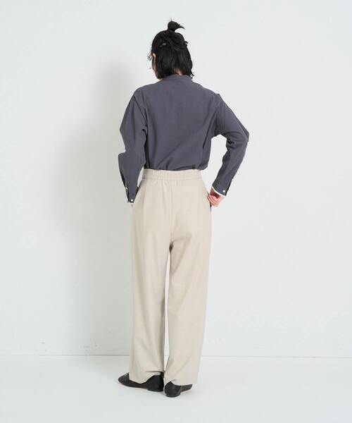 conges payes ADIEU TRISTESSE（コンジェ ペイエ アデュートリステス）の「T/Rストレッチスラックス（その他パンツ・レディース・グレー/チャコールグレー・38）」の22枚目の写真