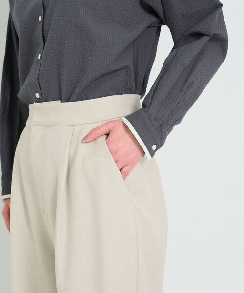 conges payes ADIEU TRISTESSE（コンジェ ペイエ アデュートリステス）の「T/Rストレッチスラックス（その他パンツ・レディース・グレー/チャコールグレー・38）」の11枚目の写真