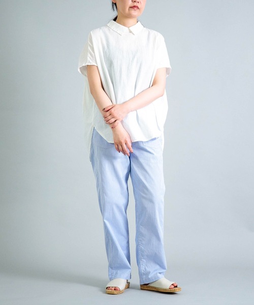 OMNIGOD（オムニゴッド）の「[OMNIGOD womens / オムニゴッド] コードレーン PWイージーパンツ（その他パンツ・レディース・ブルー系その他/レッド系その他・1/0）」の8枚目の写真