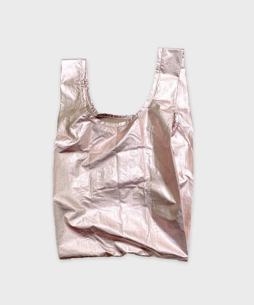 BAGGU（バグー）の「BABY BAGGU 583.メタリックピンクゴールド（2025）（エコバッグ/サブバッグ・レディース・ゴールド・FREE）」の2枚目の写真