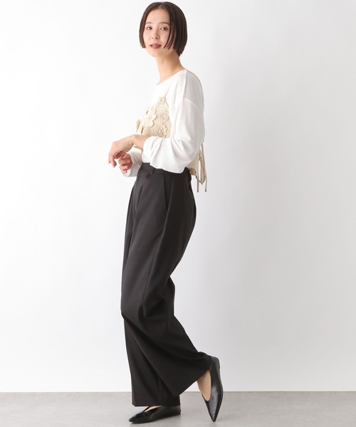 LEPSIM（レプシィム）の「7ゲージフラワーモチーフビスチェ　243127（その他トップス・レディース・ブラック/アイボリー・FREE）」の8枚目の写真