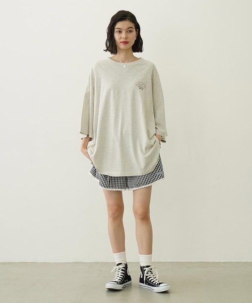 MILKFED.（ミルクフェド）の「GINGHAM MINI SHORTS（その他パンツ・レディース・レッド/ブラック/ライトブルー・S/M）」の13枚目の写真