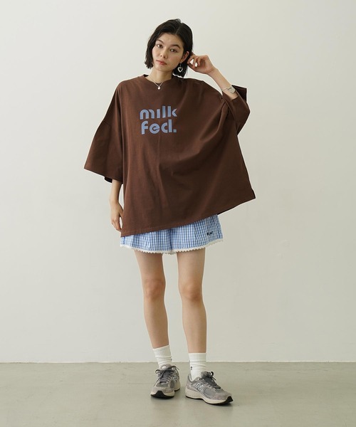 milklim♡ミルクリーム♡ミントグリーンパンツ♡希少 MILKFED. パンツ ミルクフェド MILKFED SOLID PANTS ボトム