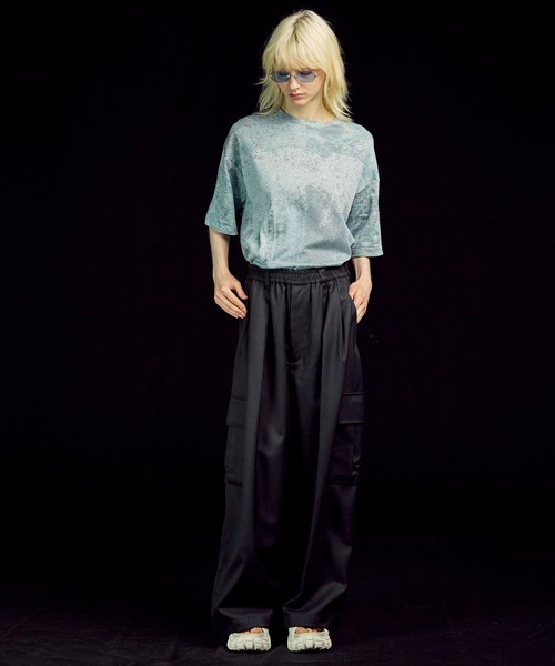 MAISON SPECIAL　プライムワイドウールシャンブレーカーゴパンツ UNISEX》4 Colors Chambray Washable Wool Prime-Wide Cargo Pants/4色