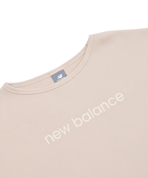 NEW BALANCE(ニューバランス)の「ワッフルロングスリーブTシャツ(Tシャツ/カットソー・レディース・ネイビー/オフホワイト/ライトベージュ・SMALL/MEDIUM/LARGE/X-LARGE)」の6枚目の写真