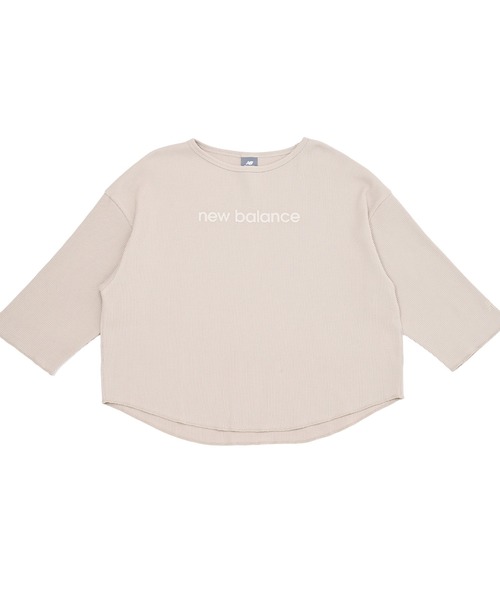 NEW BALANCE(ニューバランス)の「ワッフルロングスリーブTシャツ(Tシャツ/カットソー・レディース・ネイビー/オフホワイト/ライトベージュ・SMALL/MEDIUM/LARGE/X-LARGE)」の12枚目の写真