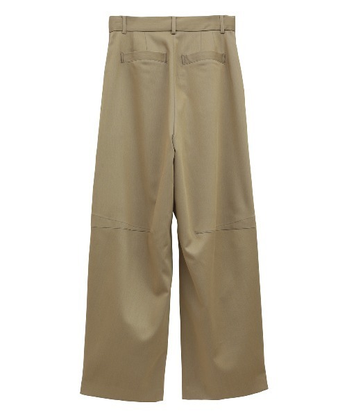 MANOF(マノフ)の「CHAMBRAY TUCK PANTS(その他パンツ・レディース・ベージュ/ブラック・S/M)」の18枚目の写真