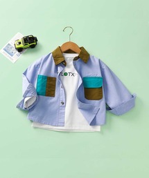 aimoha（アイモハ）の「【aimoha-KIDS-】カラーブロックデザインキッズシャツ（シャツ/ブラウス・キッズ）」