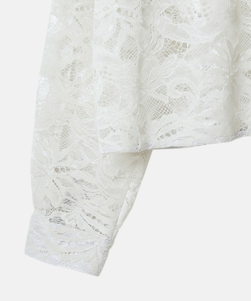 セール】フロッキーレースシャツ / Flocky Lace Shirt（シャツ