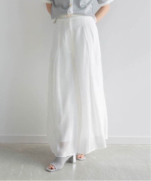 RANDA（ランダ）の「シアータックワイドパンツ（その他パンツ・レディース・イエロー/ホワイト/ピンク・0/1）」の5枚目の写真